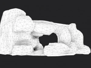 cliff rock collection 3D Model