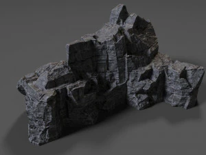 cliff rock collection 3D Model