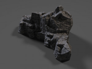 cliff rock collection Modello 3D
