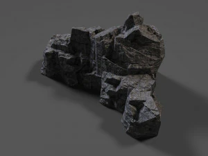 cliff rock collection 3D Model