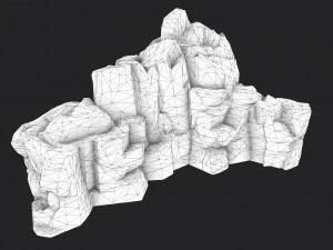 cliff rock collection 3D Model