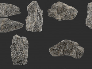 rock collection 002 Model 3D