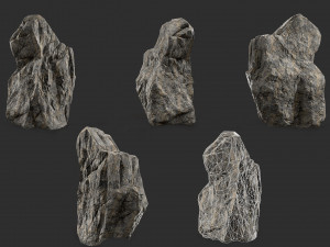 rock collection 002 Model 3D