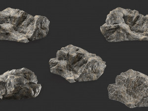 rock collection 002 Model 3D