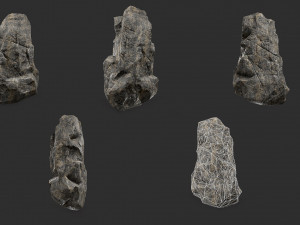 rock collection 002 Model 3D