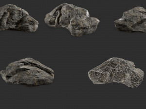 rock collection 002 Model 3D
