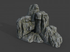 cliff rock 2-2 Model 3D