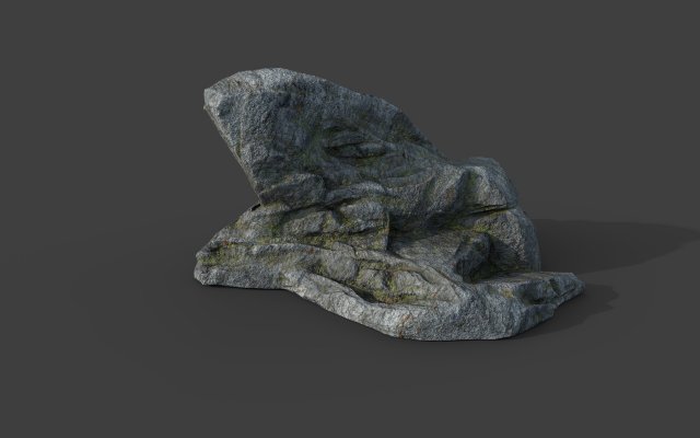 cliff rock 2-3 3D 模型 .c4d .max .obj .3ds .fbx .stl .blend 