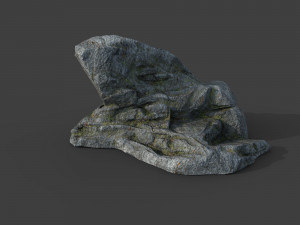 cliff rock 2-3 3D 모델
