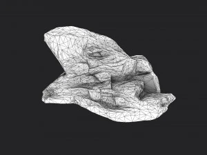 cliff rock 2-3 3D Model