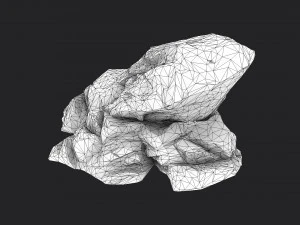 cliff rock 2-3 3D Model