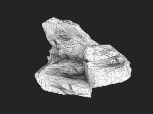 cliff rock 2-3 3D Model