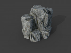 cliff rock 2-4 3D Model