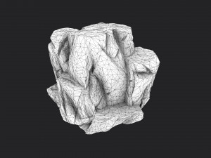 cliff rock 2-4 3D Model