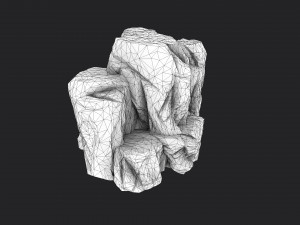cliff rock 2-4 3D Model