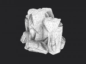 cliff rock 2-4 3D Model