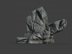 cliff rock 2-5 3D Model