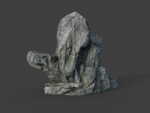 cliff rock 2-5 3D Model