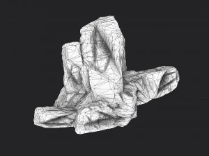 cliff rock 2-5 3D Model