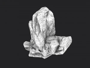 cliff rock 2-5 3D Model