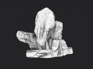 cliff rock 2-5 3D Model