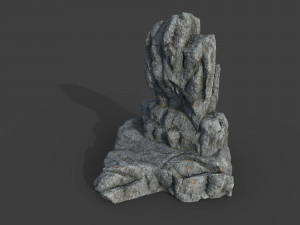 cliff rock 2-6 3D Model