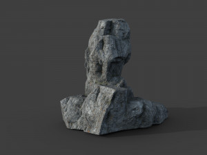 cliff rock 2-6 Modello 3D