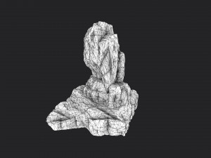 cliff rock 2-6 Modello 3D