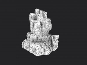 cliff rock 2-6 Modello 3D