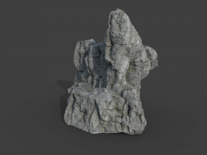 cliff rock 2-7 Modello 3D