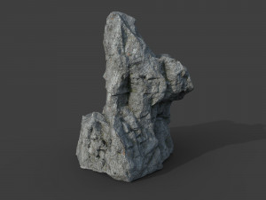 cliff rock 2-7 Modello 3D