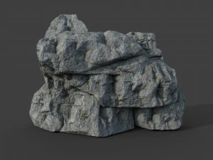 cliff rock 2-7 3D Model