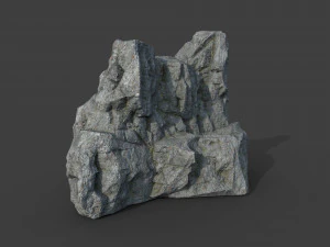 cliff rock 2-7 3D Model