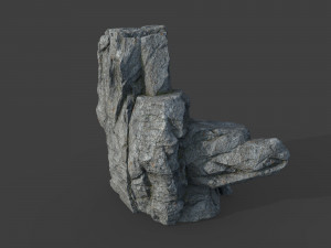 cliff rock collection 002 3D Model