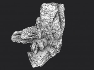 cliff rock collection 002 3D Model