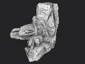 cliff rock collection 002 3D Model