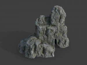 cliff rock collection 002 3D Model