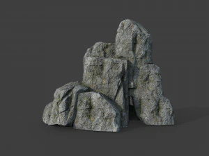 cliff rock collection 002 3D Model