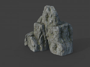 cliff rock collection 002 3D Model