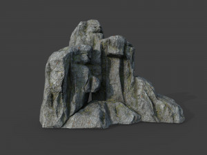 cliff rock collection 002 3D Model