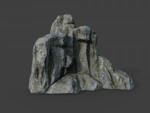 cliff rock collection 002 3D Model