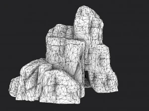 cliff rock collection 002 3D Model