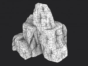 cliff rock collection 002 3D Model