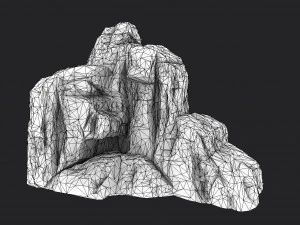 cliff rock collection 002 3D Model