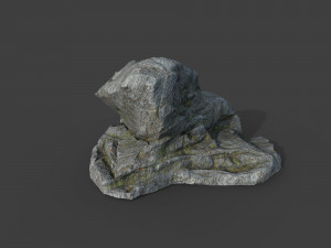 cliff rock collection 002 3D Model