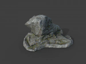 cliff rock collection 002 3D Model