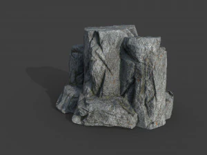 cliff rock collection 002 3D Model