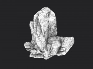 cliff rock collection 002 3D Model