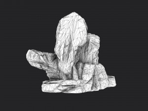 cliff rock collection 002 3D Model