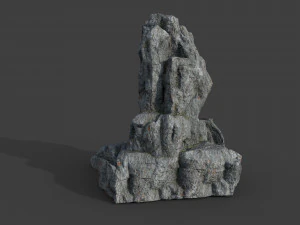 cliff rock collection 002 3D Model
